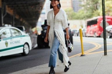 A baseball hat done the street style way.