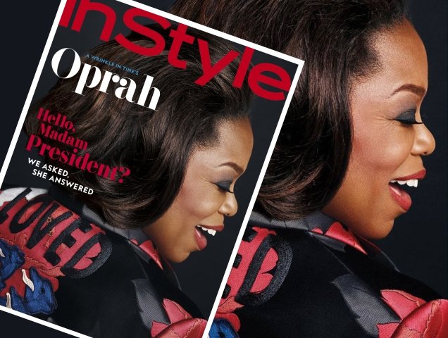 US InStyle March 2018 : Oprah Winfrey by Phil Poynter