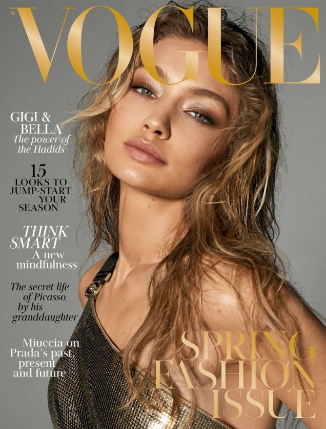 UK Vogue March 2018 : Gigi Hadid & Bella Hadid by Steven Meisel