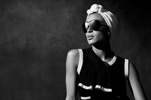 Chanel Eyewear S/S 2018 : Adwoa Aboah by Karl Lagerfeld