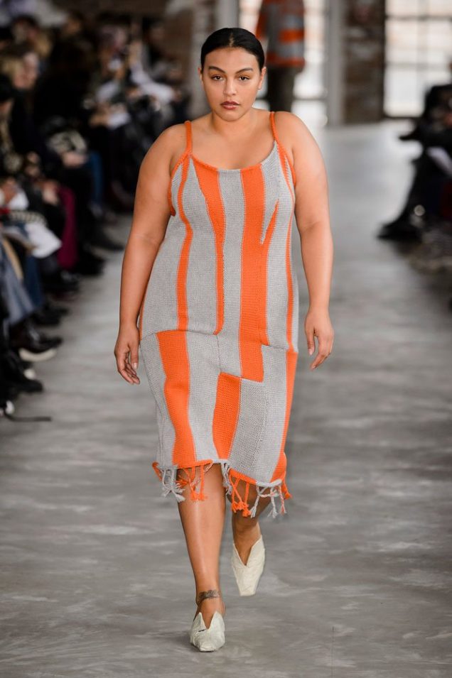 Paloma Elsesser at Eckhaus Latta.