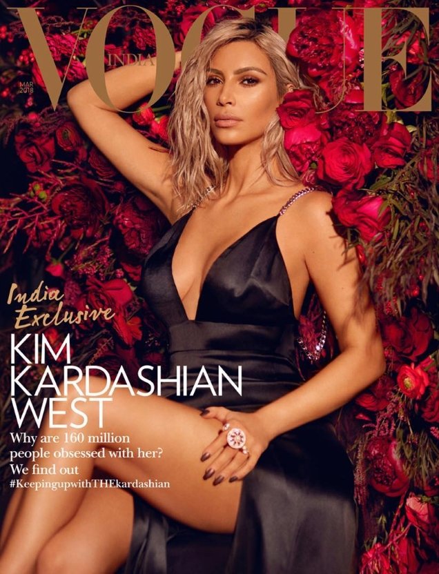 Vogue India March 2018 : Kim Kardashian West by Greg Swales