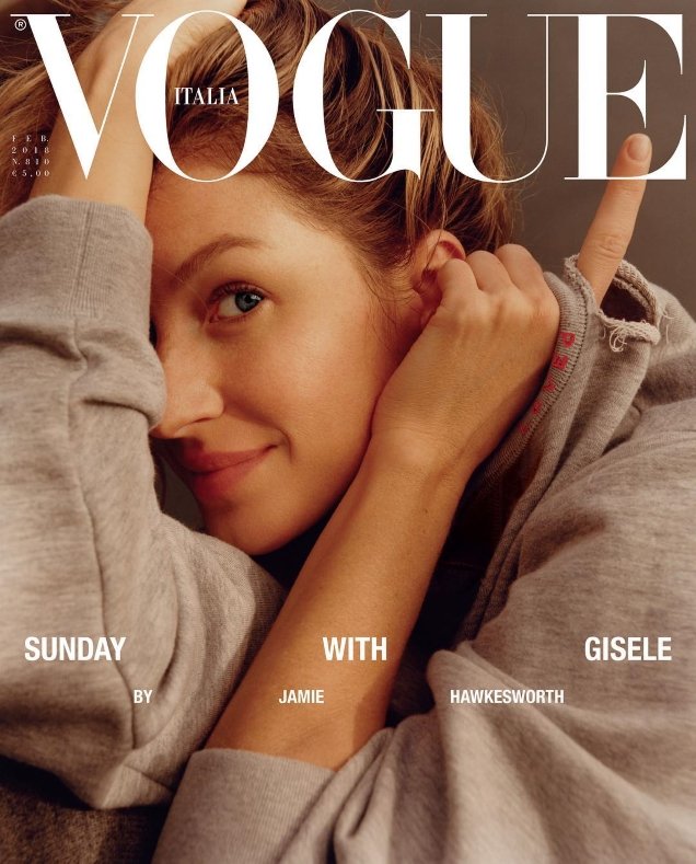 Vogue Italia February 2018 : Gisele Bündchen by Jamie Hawkesworth