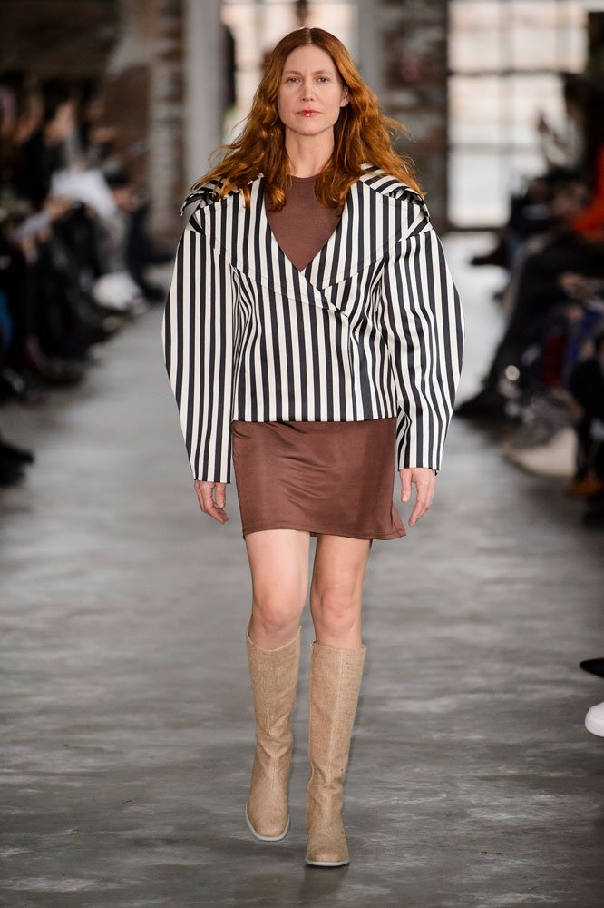 Susan Cianciolo at Eckhaus Latta Fall 2018.