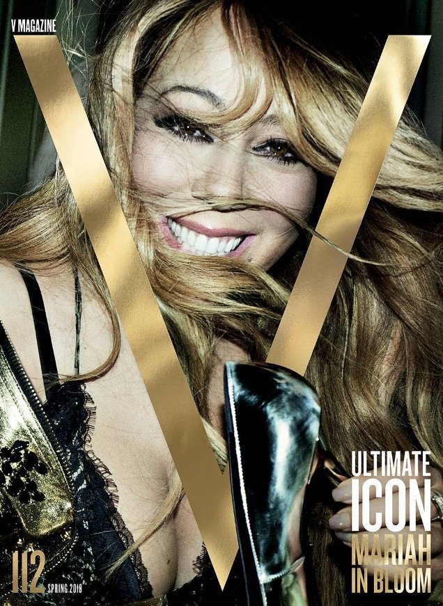 V Magazine #112 Spring 2018 : Mariah Carey by Mario Testino