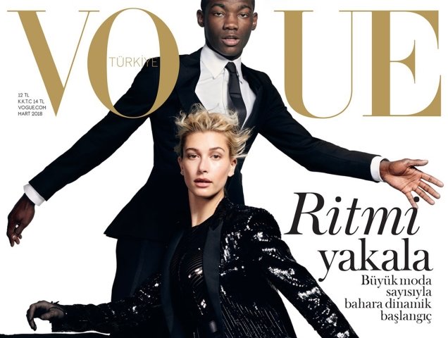 Vogue Turkey March 2018 : Hailey Baldwin & Valentine Rontez by Liz Collins