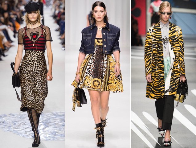 Leopard prints were spotted all over the Spring 2018 runways.