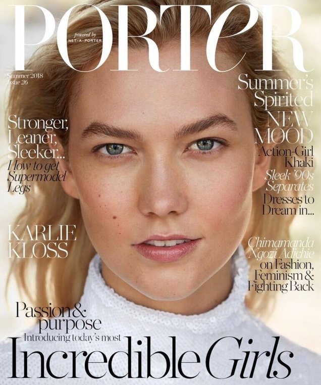 Porter #26 Summer 2018 : Karlie Kloss by Camilla Akrans