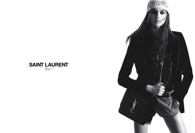 Saint Laurent Fall 2018 : Kaia Gerber by David Sims