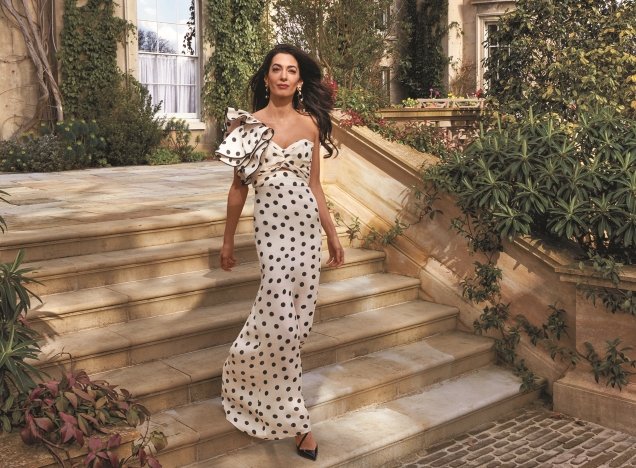 US Vogue May 2018 : Amal Clooney by Annie Leibovitz