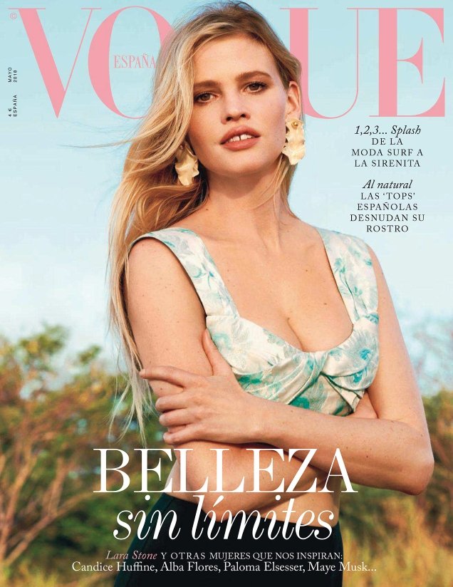 Vogue España May 2018 : Lara Stone by Bjorn Iooss