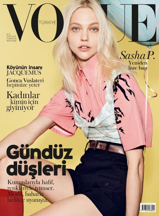 Vogue Turkey April 2018 : Sasha Pivovarova by Liz Collins