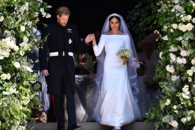 Prince Harry and Meghan Markle get married in style.