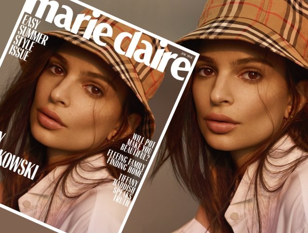 US Marie Claire June 2018 : Emily Ratajkowski by Thomas Whiteside