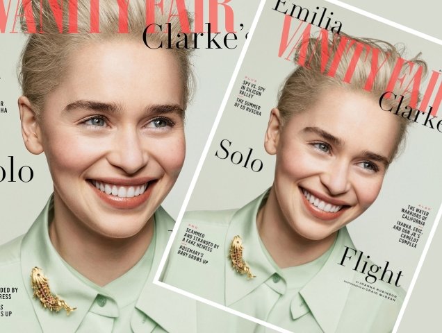 Vanity Fair Summer 2018 : Emilia Clarke by Craig McDean