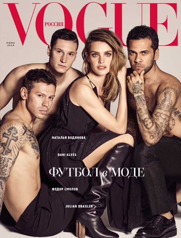 Vogue Russia June 2018 : Natalia Vodianova, Fedor, Julian & Danial by Luigi & Iango