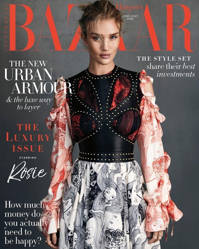 Harper’s Bazaar Australia June/July 2018 : Rosie Huntington-Whiteley