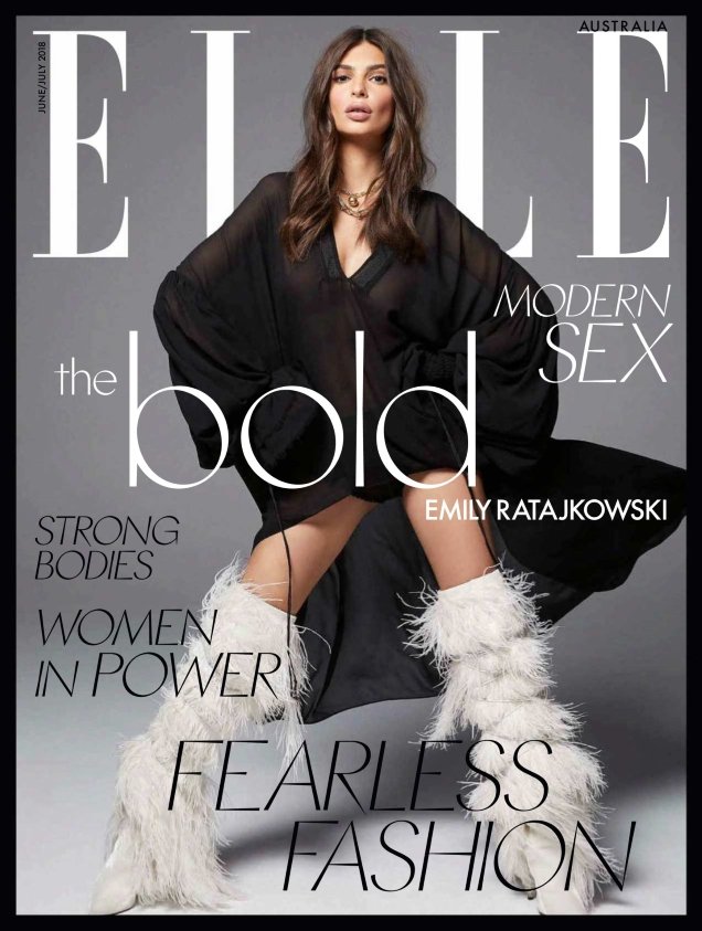 Elle Australia June/July 2018 : ‪Emily Ratajkowski by Kai Z Feng