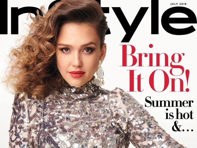 US InStyle July 2018 : Jessica Alba by Anthony Maule