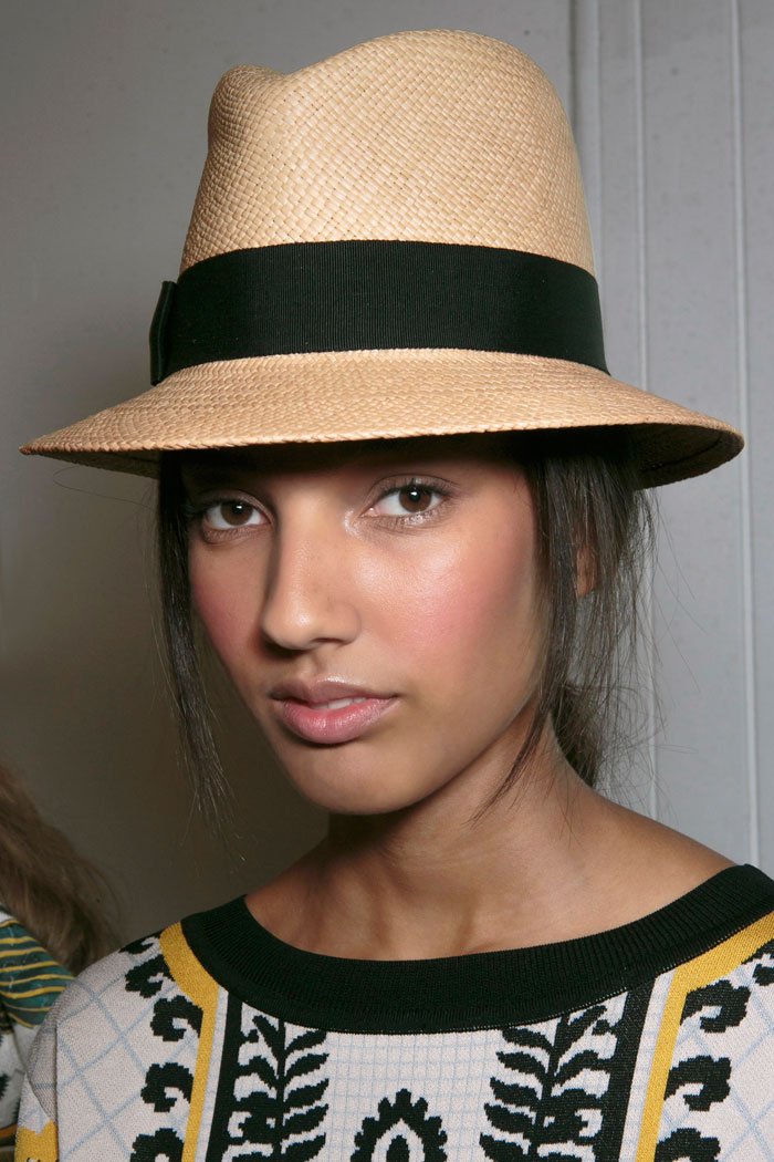 Straw fedora Temperley London Spring 2016