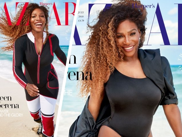 UK Harper's Bazaar July 2018 : Serena Williams by Richard Phibbs