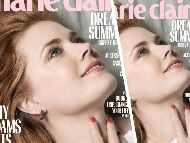 US Marie Claire July 2018 : Amy Adams by Brigitte Lacombe