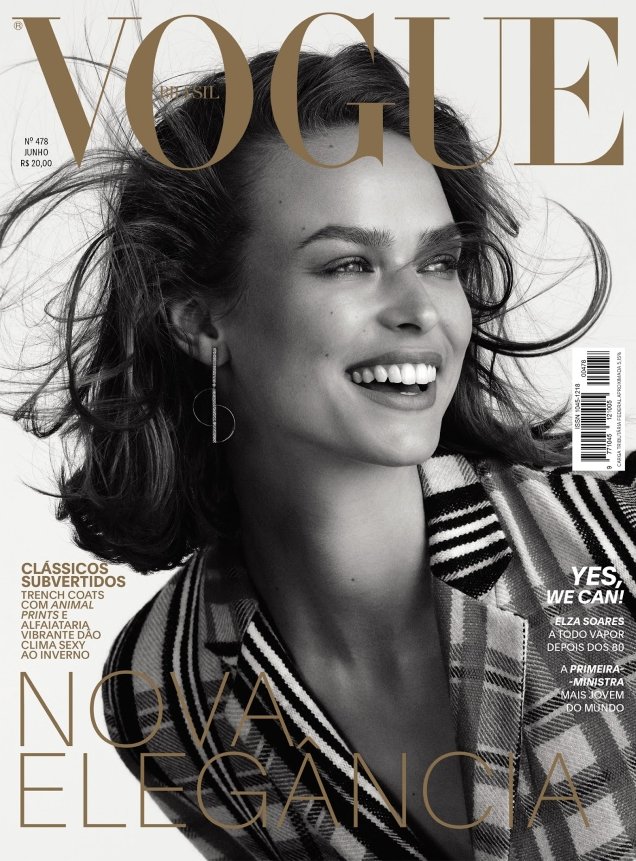 Vogue Brazil June 2018 : Birgit Kos by Mariana Maltoni