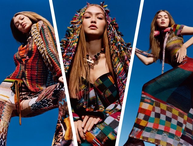 Missoni F/W 2018.19 : Gigi Hadid & Yassine Rahal by Harley Weir