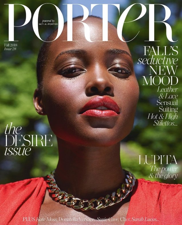 Porter #28 Fall 2018 : Lupita Nyong'o by Mario Sorrenti