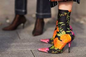 printed boots street style