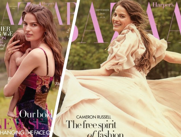 UK Harper's Bazaar September 2018 : Cameron Russell by Will Davidson