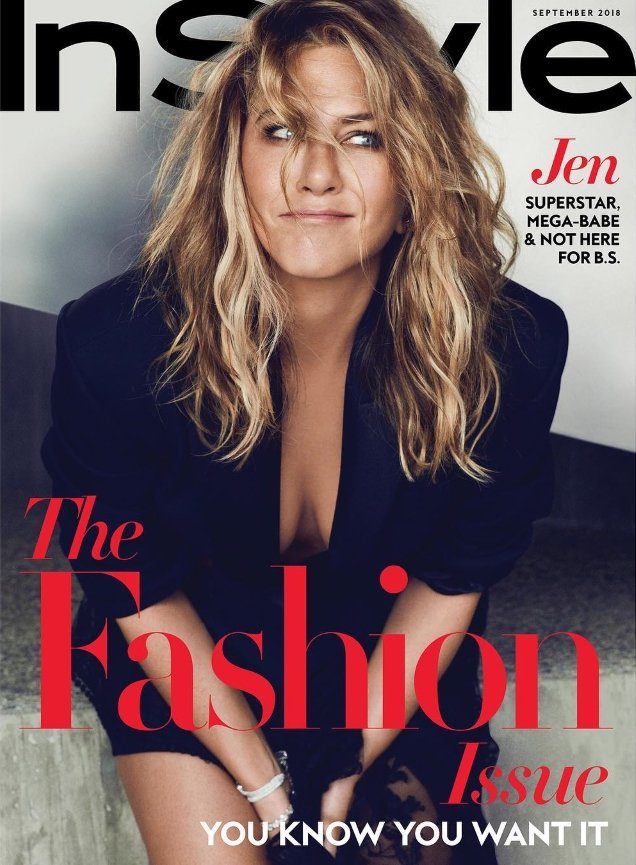 InStyle September 2018 : Jennifer Aniston by Ben Hassett