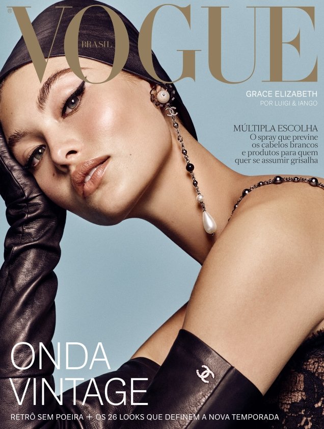 Vogue Brazil August 2018 : Grace Elizabeth by Luigi & Iango