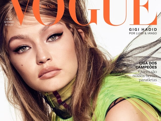 Vogue Brazil September 2018 : Gigi Hadid by Luigi & Iango