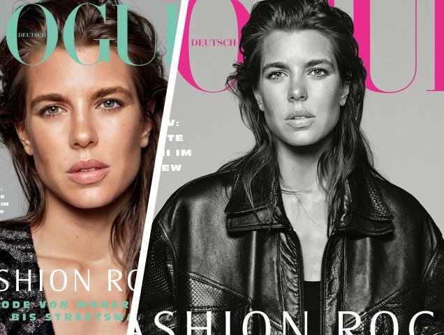 Vogue Germany September 2018 : Charlotte Casiraghi by Daniel Jackson