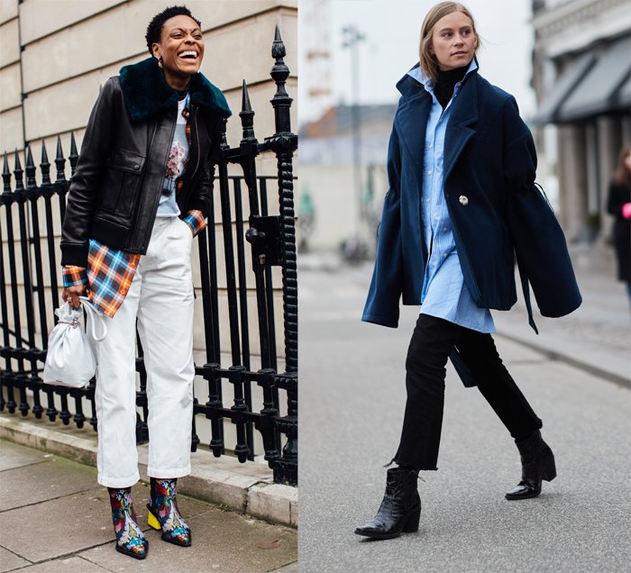 cowboy boots, fall 2018, street style