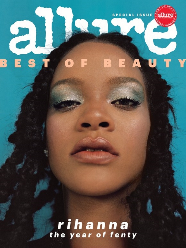 Allure October 2018 : Rihanna by Nadine Ijewere