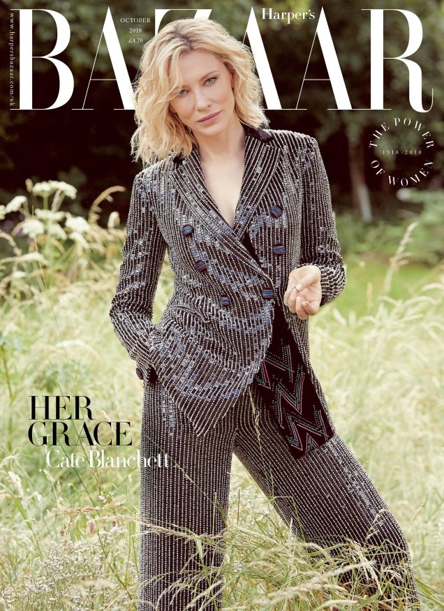 UK Harper’s Bazaar October 2018 : Cate Blanchett by Will Davidson