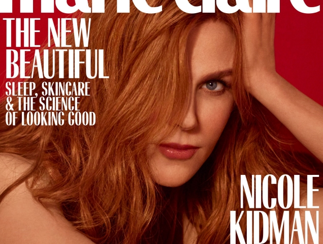 US Marie Claire October 2018 : Nicole Kidman by Thomas Whiteside