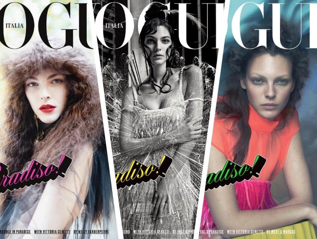 Vogue Italia September 2018 : Vittoria Ceretti by Mert & Marcus, Inez & Vinoodh & Willy Vanderperre