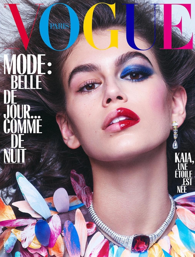 Vogue Paris October 2018 : Kaia Gerber by Mikael Jansson