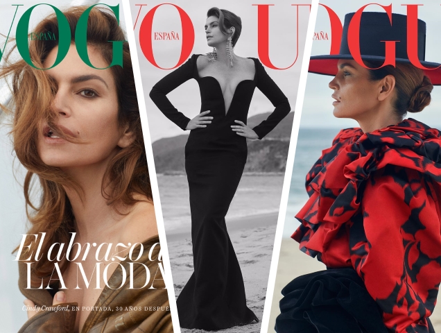 Vogue España October 2018 : Cindy Crawford by Sebastian Faena