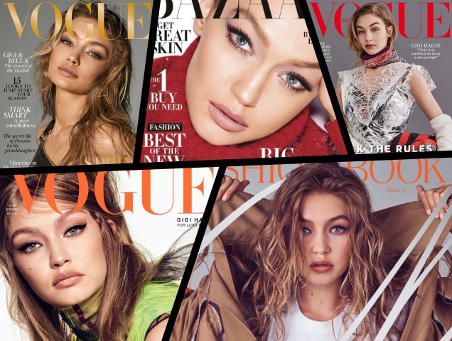 Gigi Hadid Is the Top Cover Model of 2018