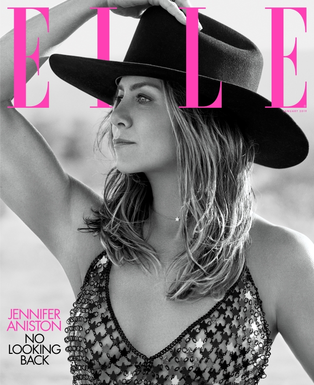 US Elle January 2019 : Jennifer Aniston by Zoey Grossman