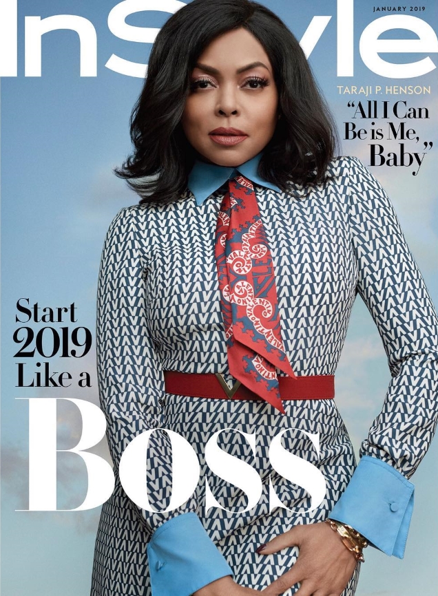 US InStyle January 2019 : Taraji P. Henson by Robbie Fimmano