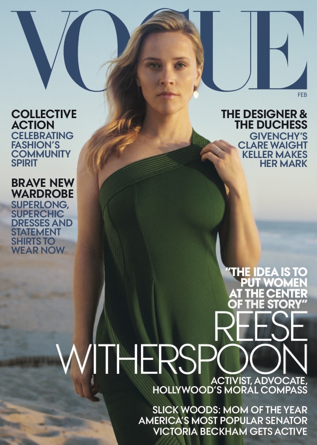 US Vogue February 2019 : Reese Witherspoon by Zoe Ghertner