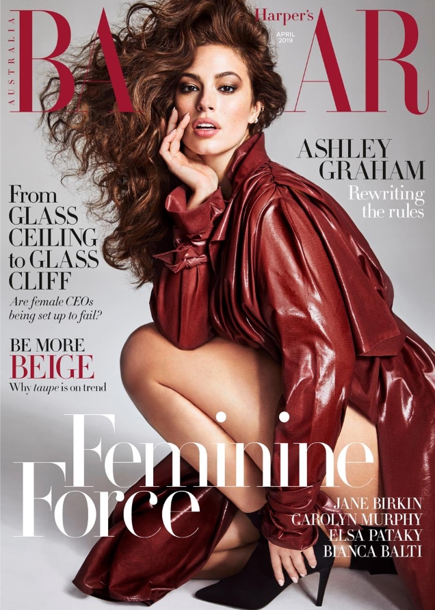 Harper’s Bazaar Australia April 2019 : Ashley Graham by Nino Munoz