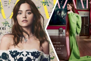 UK Harper's Bazaar April 2019 : Jenna Coleman by David Slijper