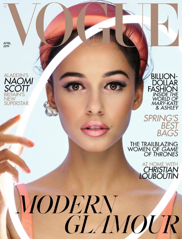 UK Vogue April 2019 : Naomi Scott by Nick Knight