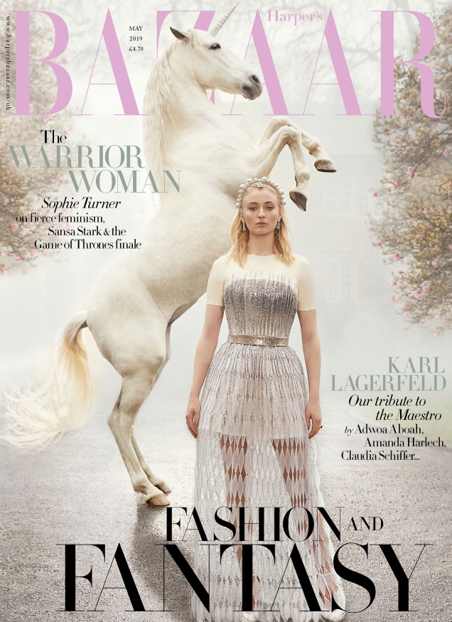 UK Harper’s Bazaar May 2019 : Sophie Turner by Richard Phibbs